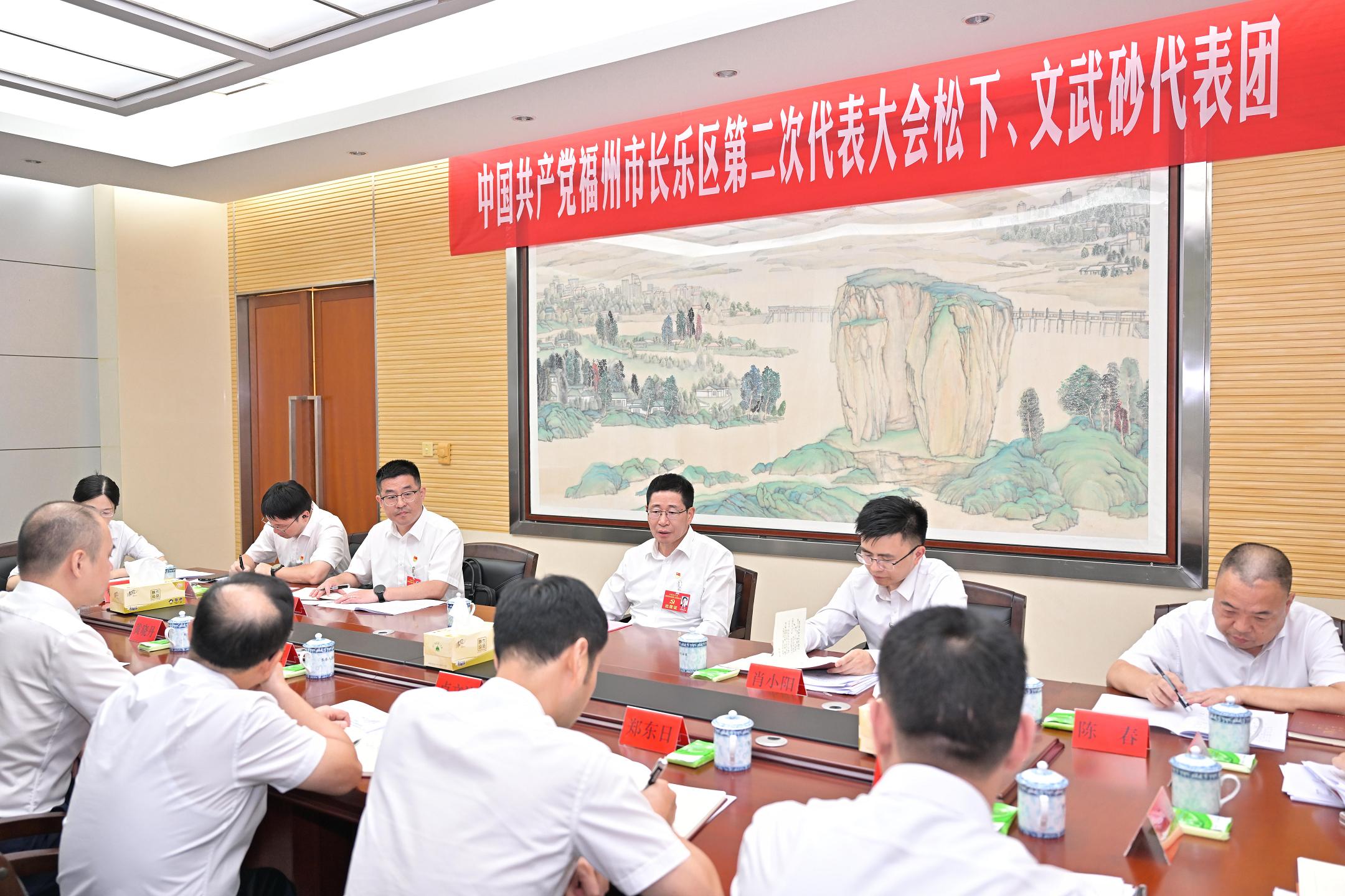 聚焦党代会 | 兰文参加各代表团分组讨论