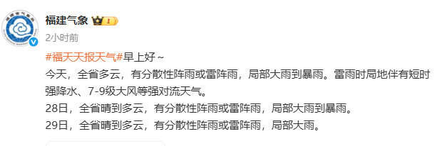又有新台风？福州新区（5E对战
）将不定时有雨！